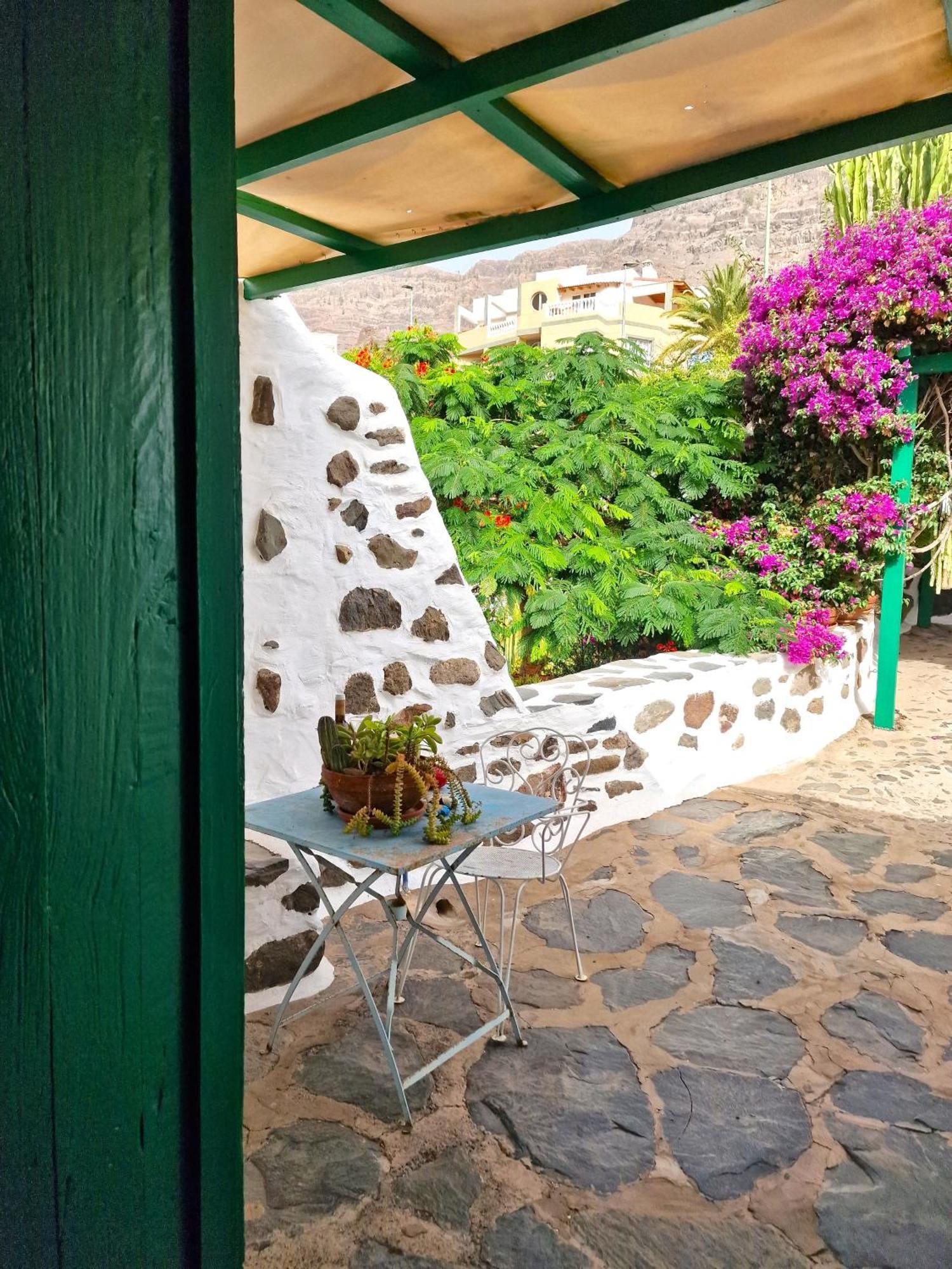 Historica Casa Con Vistas Al Jardin De Cactus Y Montanas Vila Mogán Exterior foto
