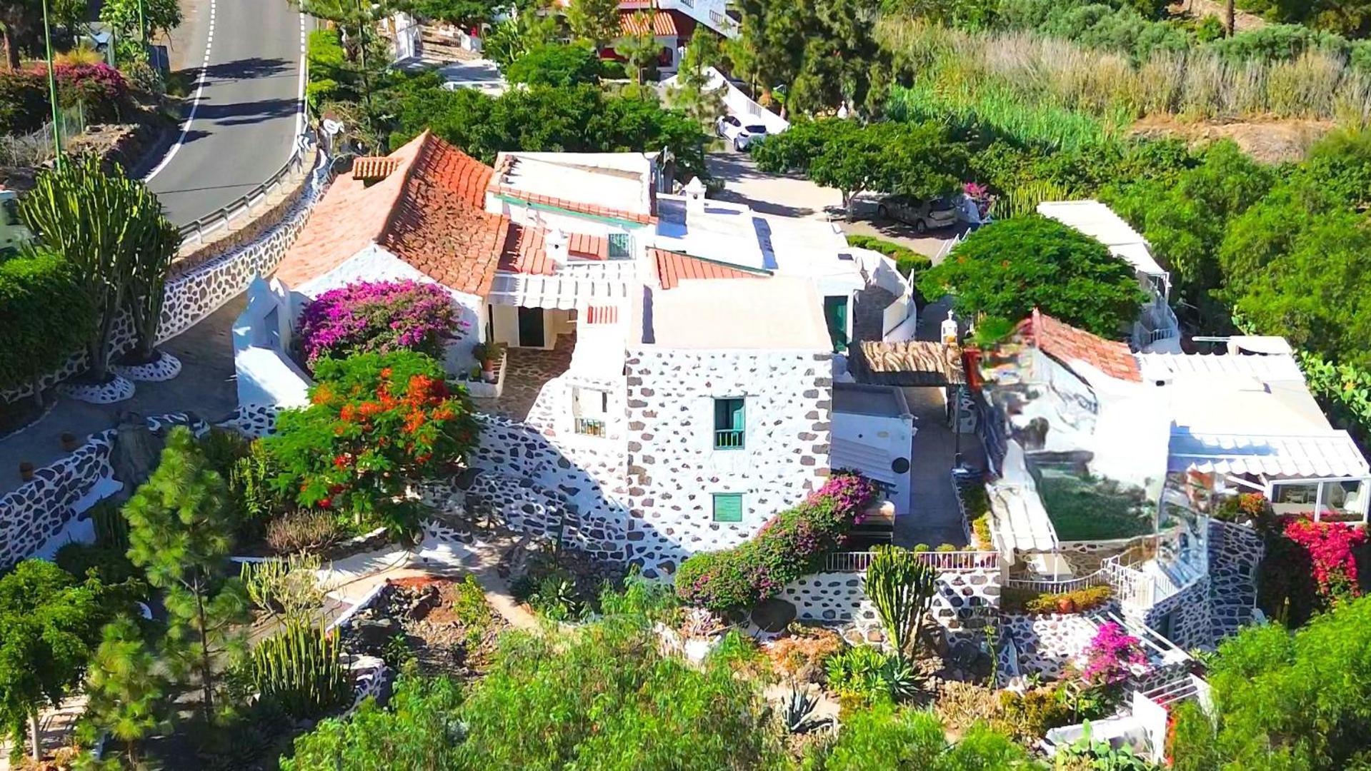 Historica Casa Con Vistas Al Jardin De Cactus Y Montanas Vila Mogán Exterior foto